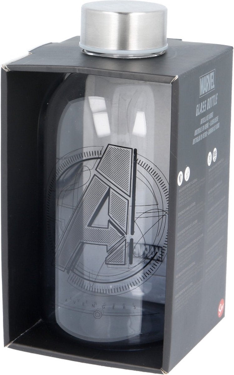 Marvel water bottle stor avengers crystal 620 ml