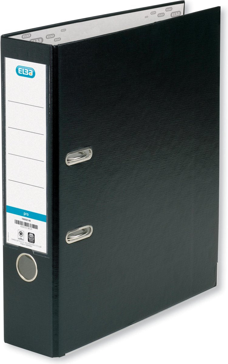 Elba ordner smart pro pp - voordeelpak 5 stuks - zwart