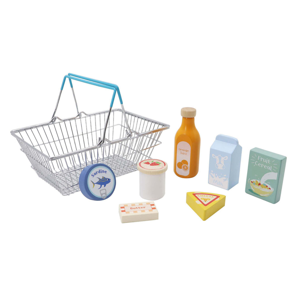 Lobbes houten boodschappen speelset