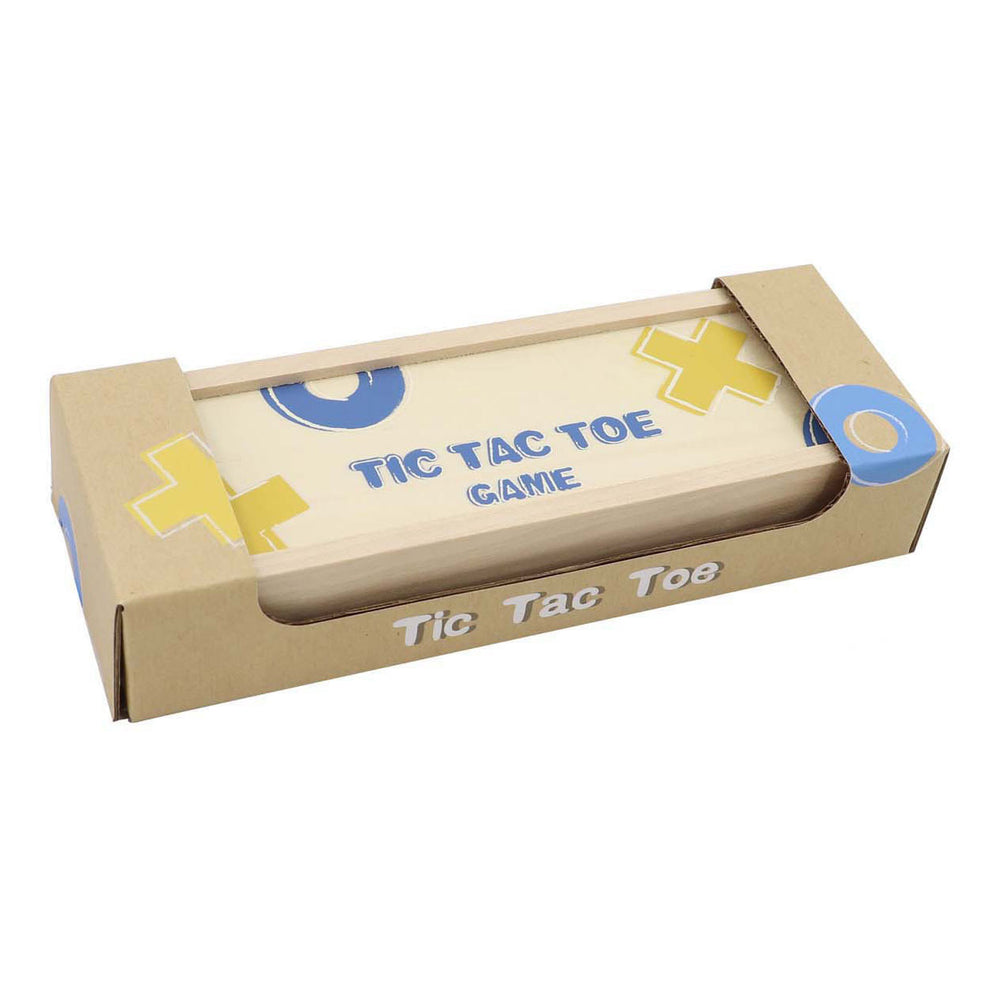 Houten tic tac toe spel