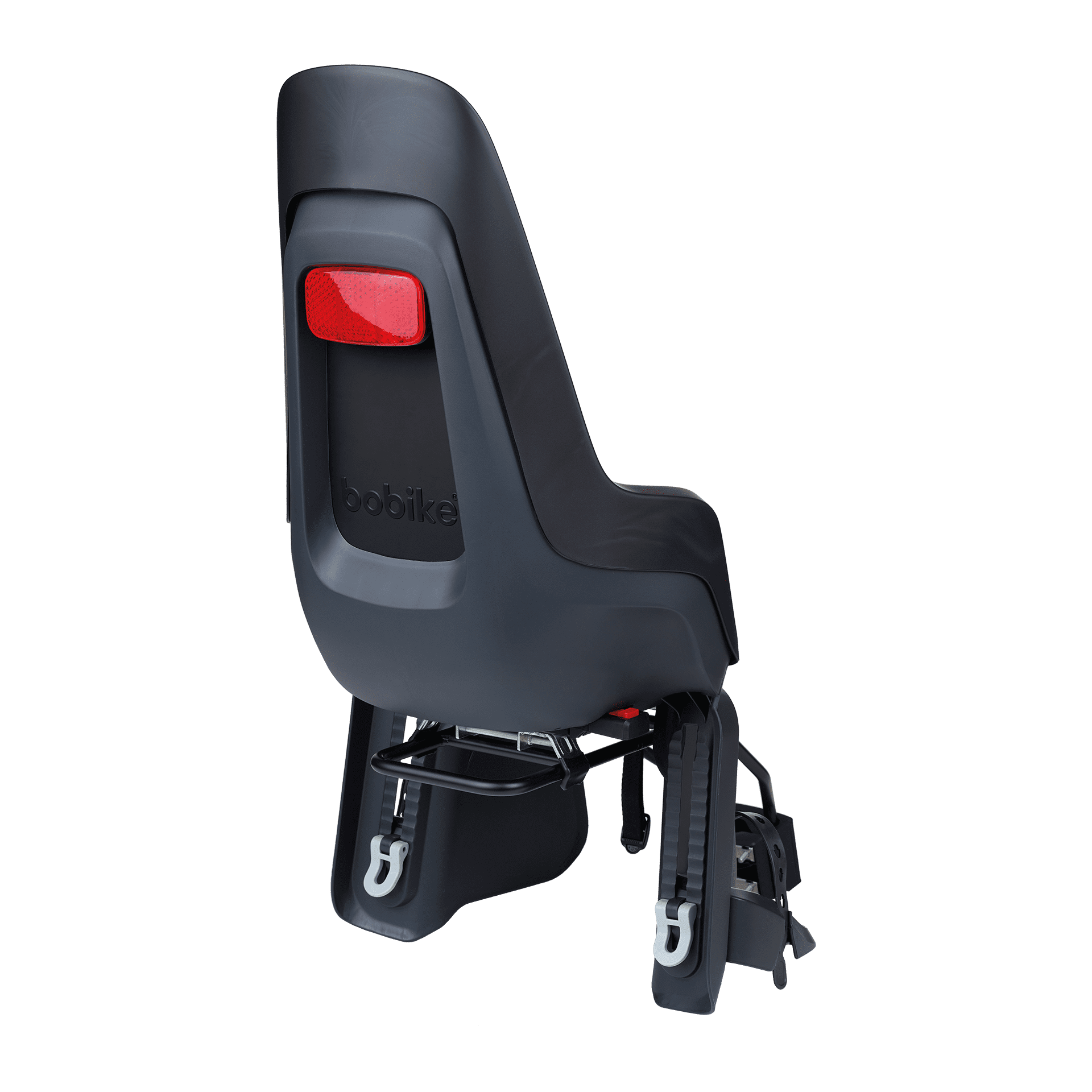 Kinderzitje achter Bobike One Eco met frame- en dragerbevestiging - zwartbruin