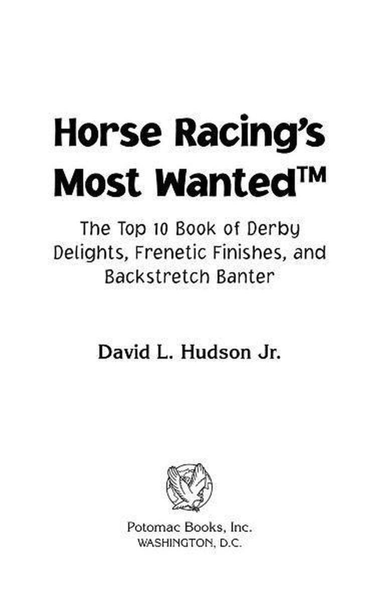 Horse racing's most wanted™