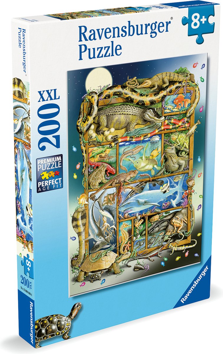 Ravensburger legpuzzel xxl reptielen, 200st.