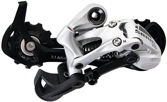Sram achterderailleur x5 rear derail. x5 9-sp long cage sil.