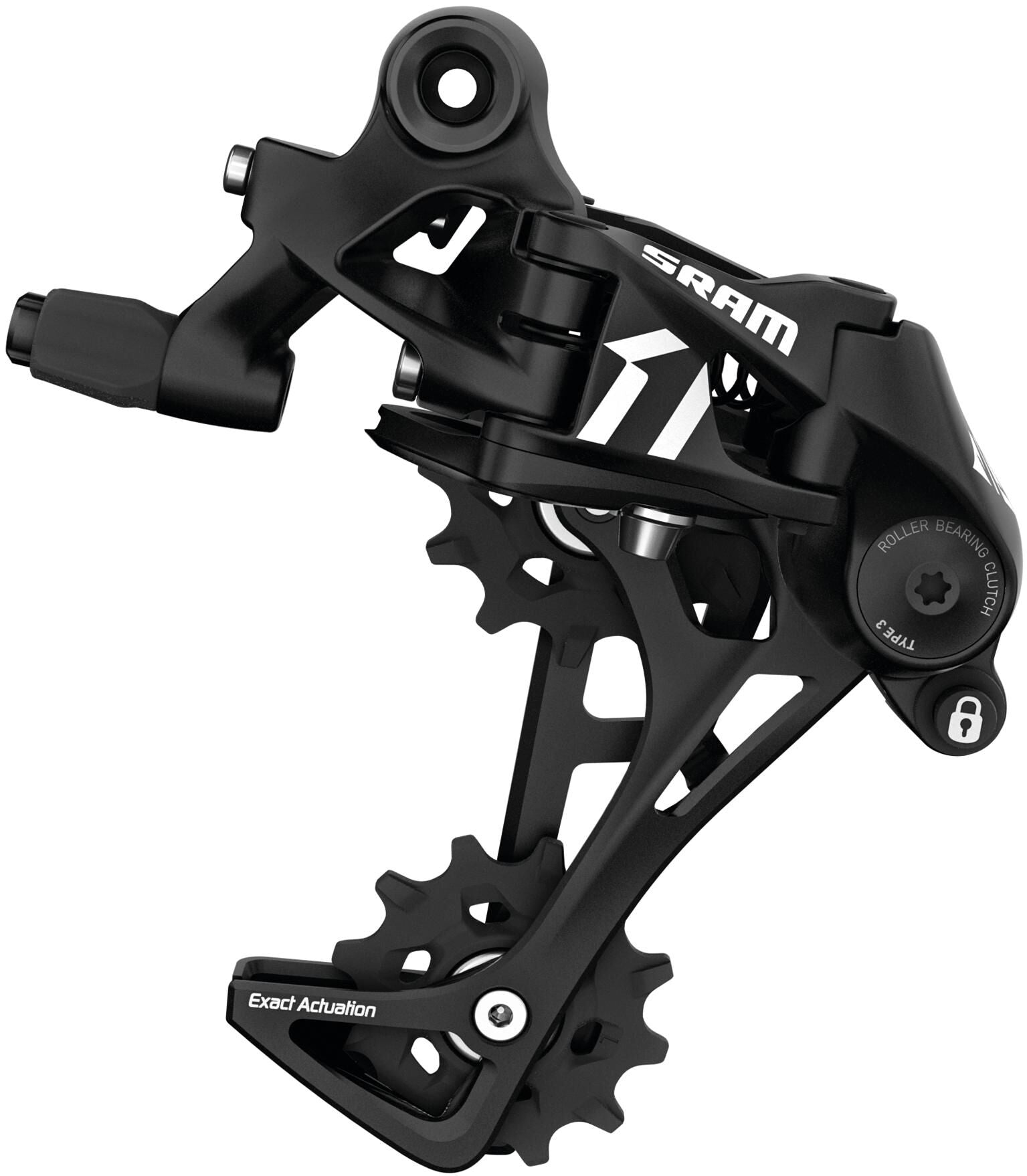 Sram achterderailleur apex 1 rear derailleur apex 1 11-sp steel long black