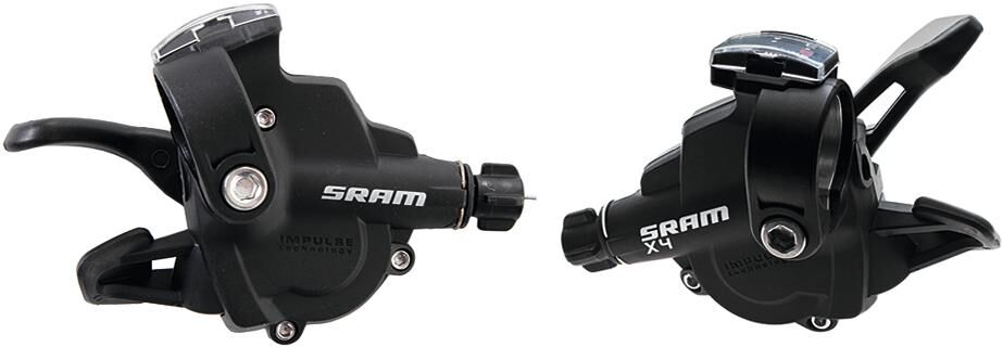 Sram duimversteller x-4 trigger shifter x-4 8- 3-sp. set