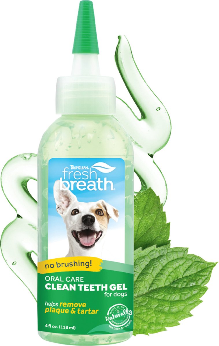 Tropiclean fresh breath - tandgel honden gebitsverzorging - munt - 118 ml