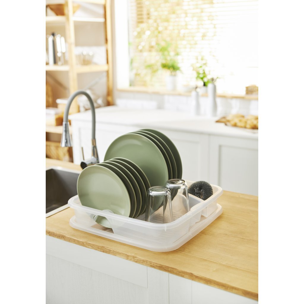 Rotho geometric afdruiprek transparant