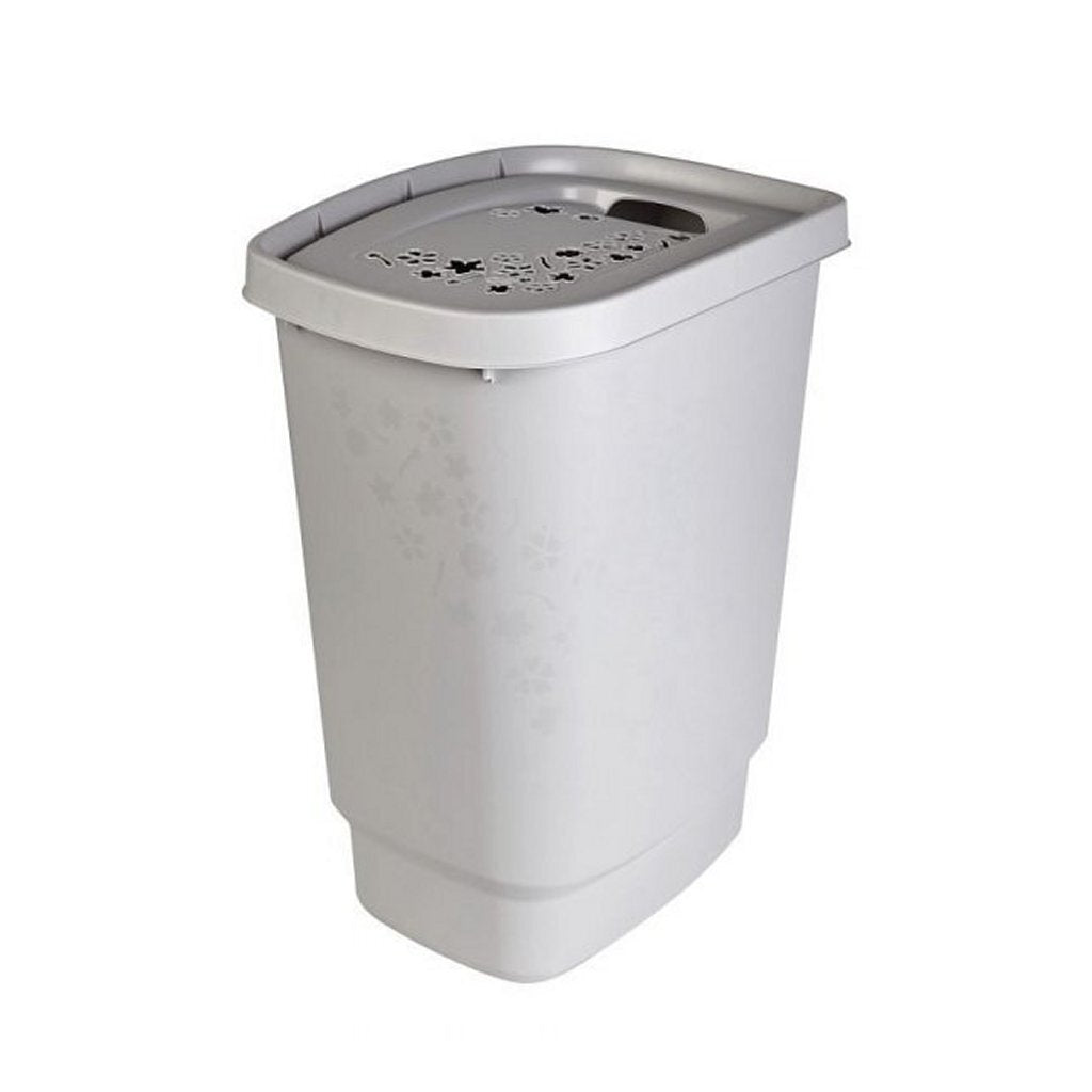 Rotho bloemen wasmand 55l grijs