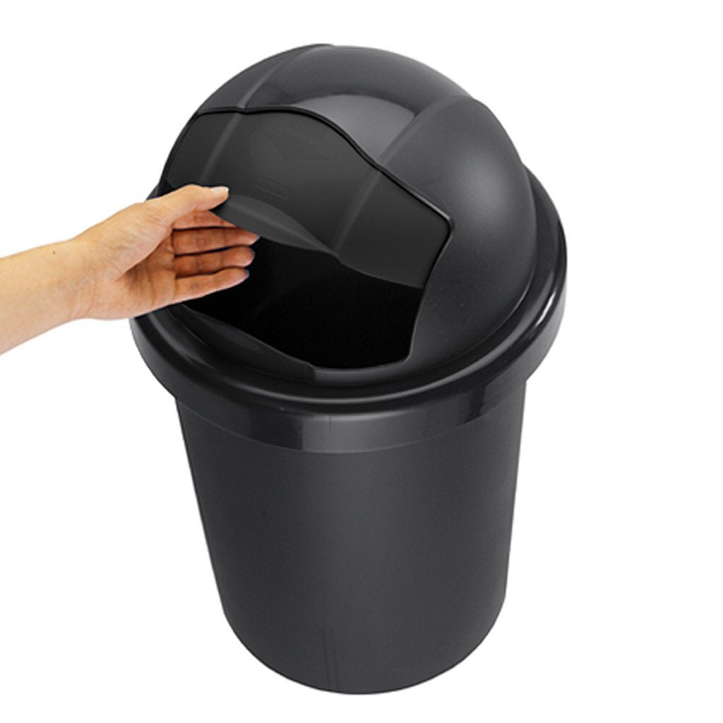 Rotho rol bob afvalemmer 30l zwart