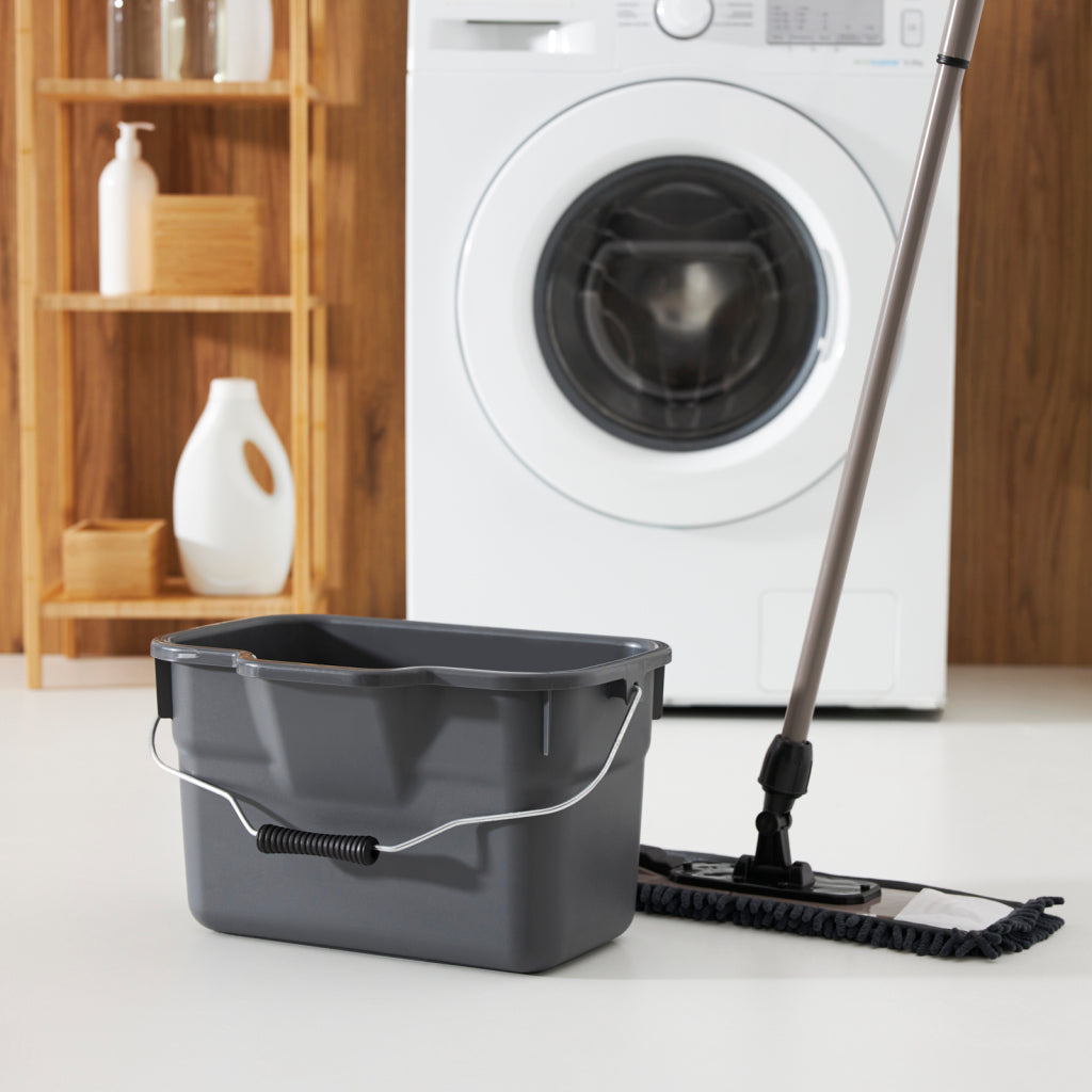 Rotho emmer rechthoekig 12l basic antraciet