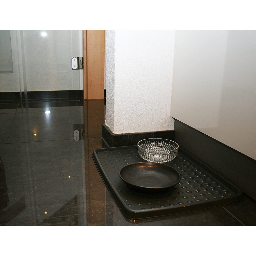 Rotho drops schoenenmat 48x48 cm antraciet