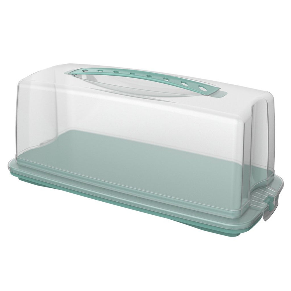 Rotho fresh cakedoos rechthoekig 36x16,5x16,5 cm maretak groen