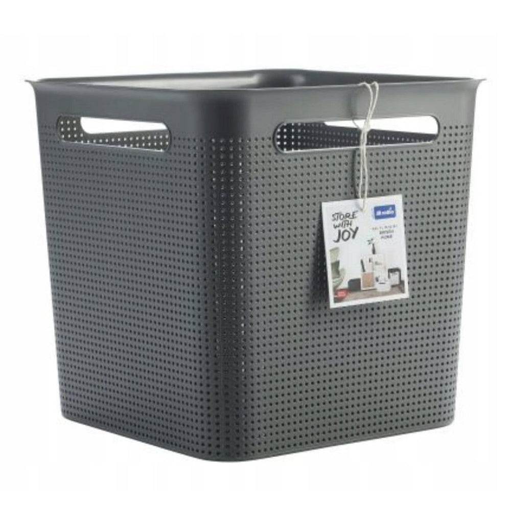 Rotho brisen opbergmand 29.1x29.1x28.1 cm 18l antraciet