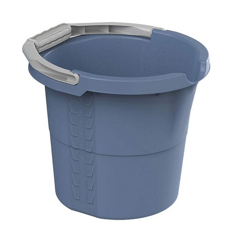 Rotho daily emmer met schaalverdeling 10l horizon blauw