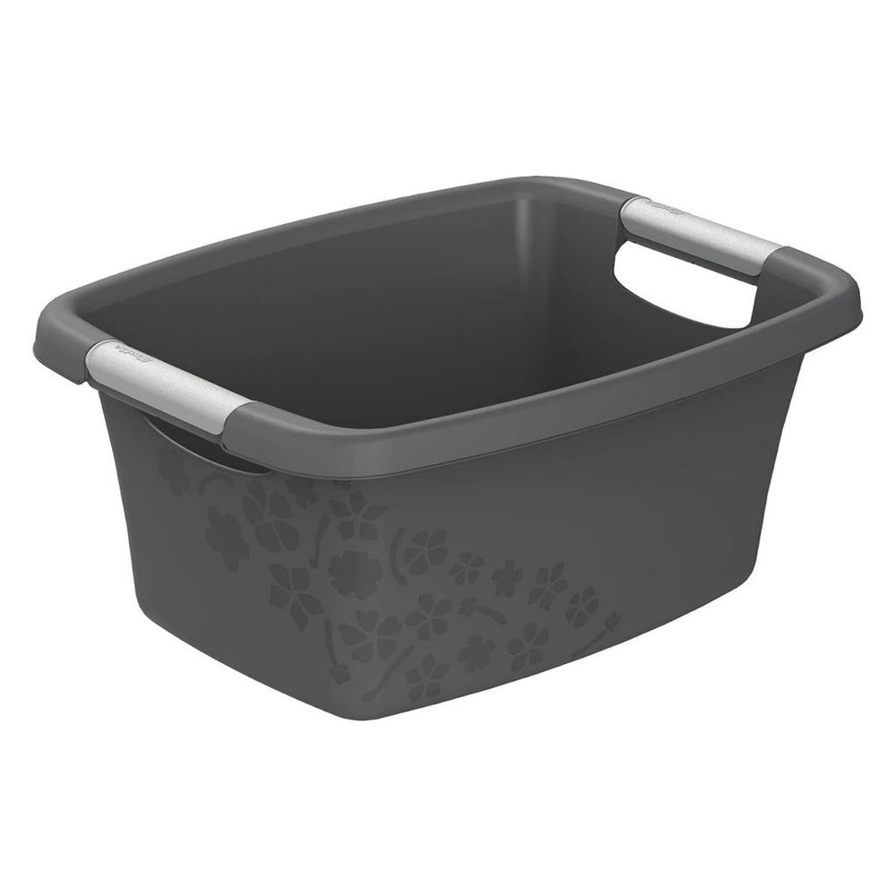 Rotho flowers wasmand 12l antraciet
