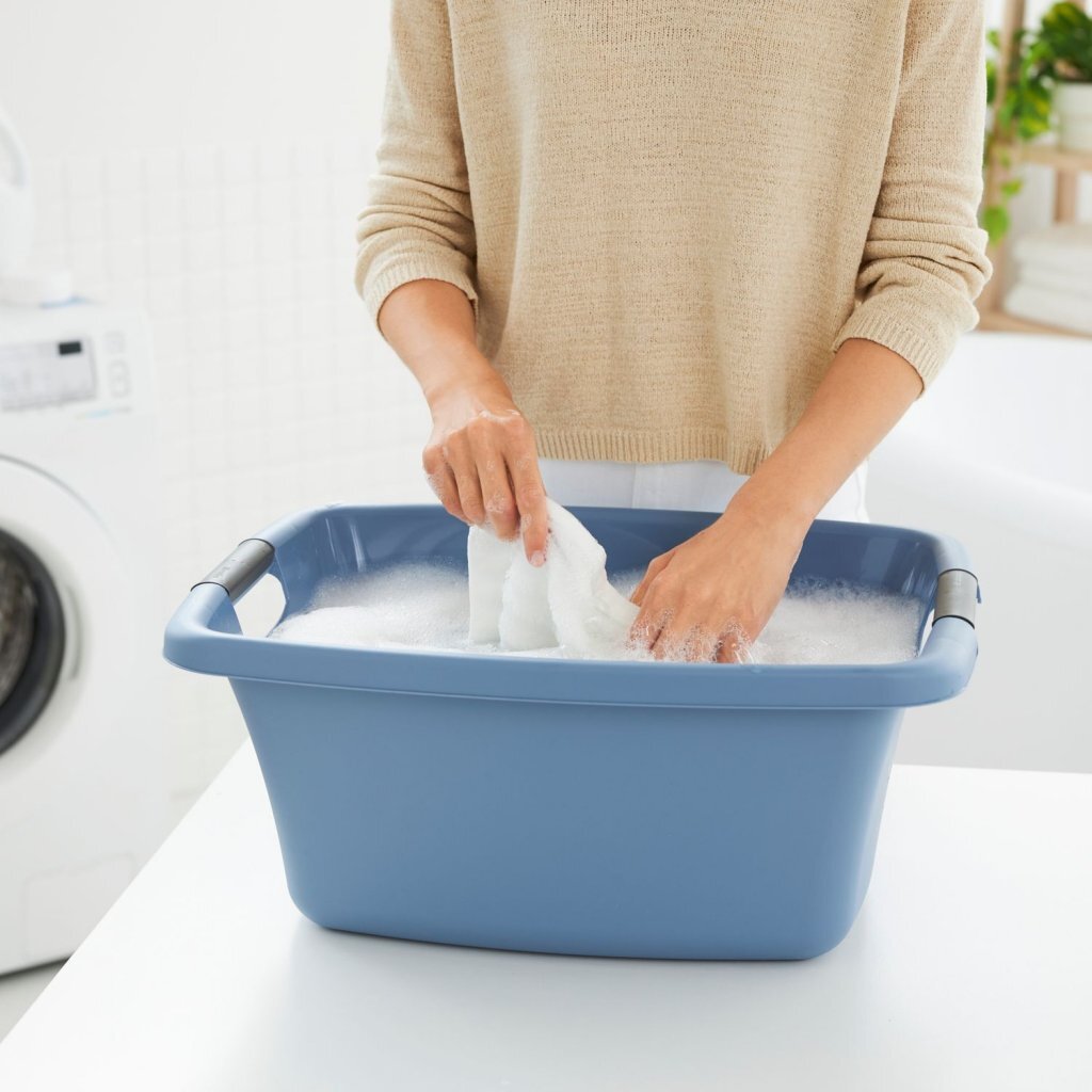 Rotho flowers wasmand 25l horizon blauw