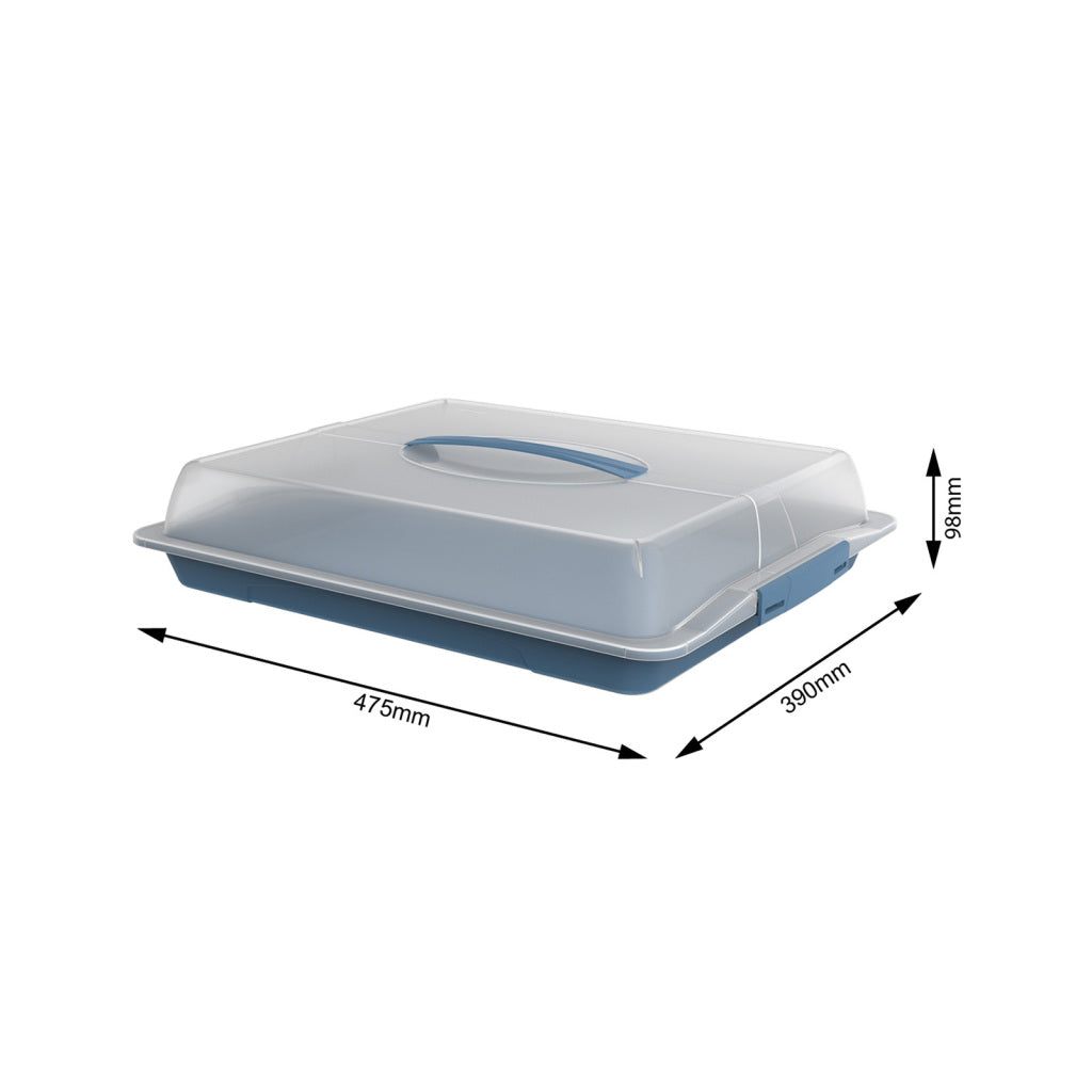 Rotho john partybutler serveertray grote horizon blauw