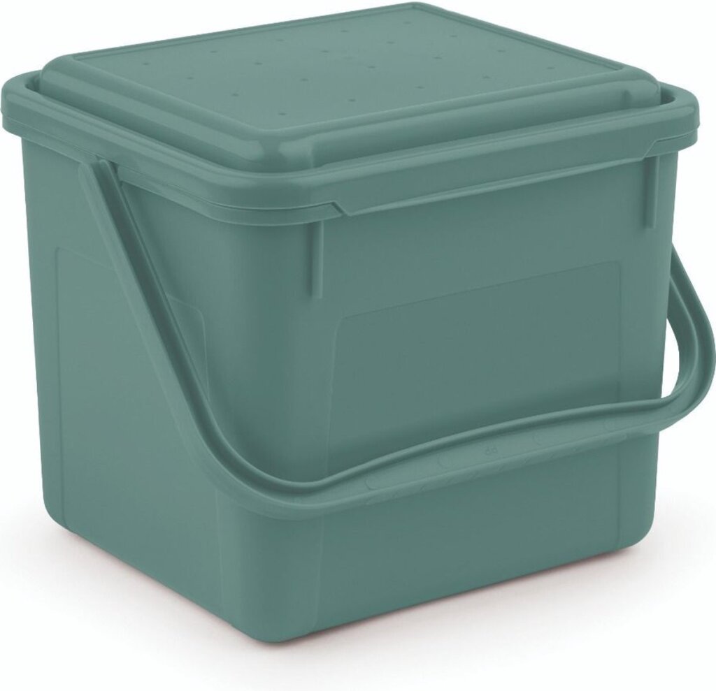 Rotho bio compostemmer - gft afvalbak 5l - bpa vrij - groen