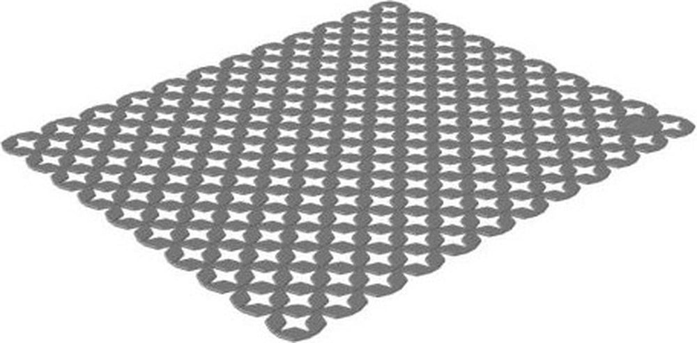 Rotho space wonder gootsteenmat 40x33.3x0.4 cm antraciet