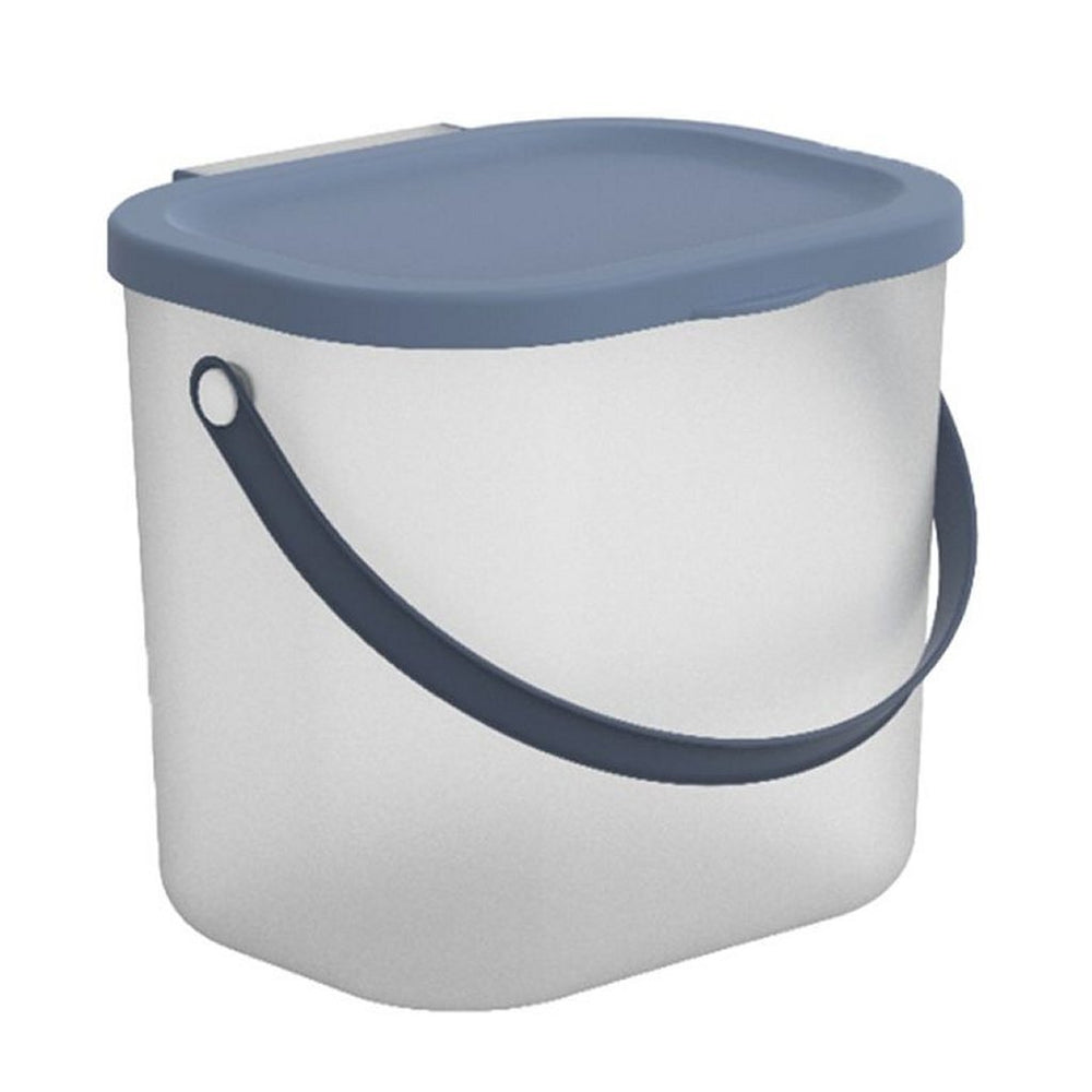 Rotho albula wasmiddelbox 6l horizon blauw transparant