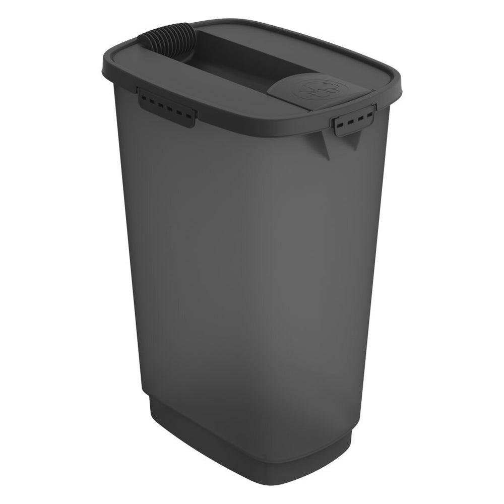 Rotho cody voercontainer 50l antraciet transparant