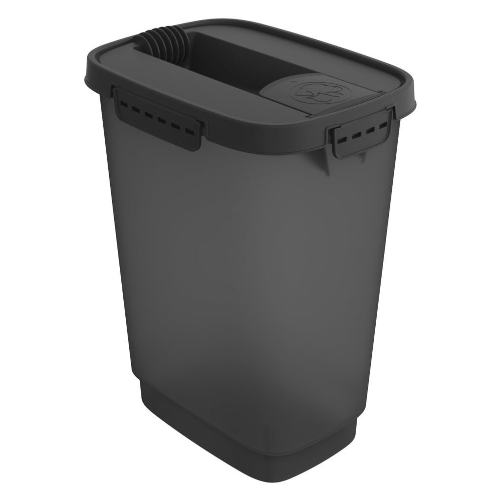 Rotho cody voercontainer 10l antraciet transparant