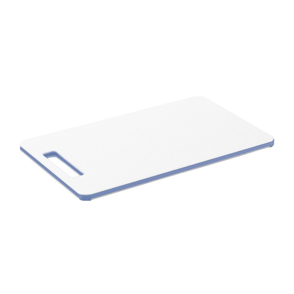 Rotho caruba snijplank 25x15x0,9 cm wit horizon blauw