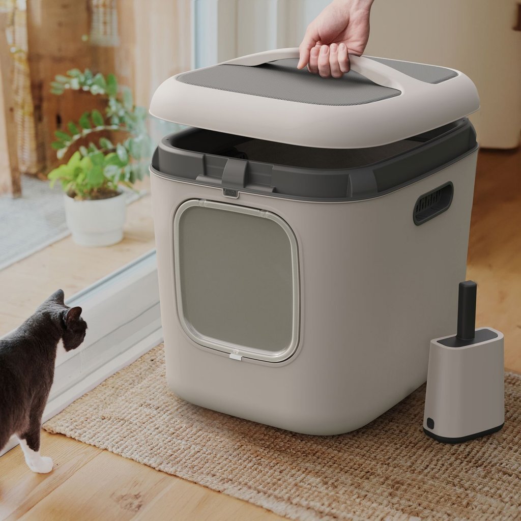 Rotho mypet biala xl kattenbak 61,4x49,2x57,6 cm wit