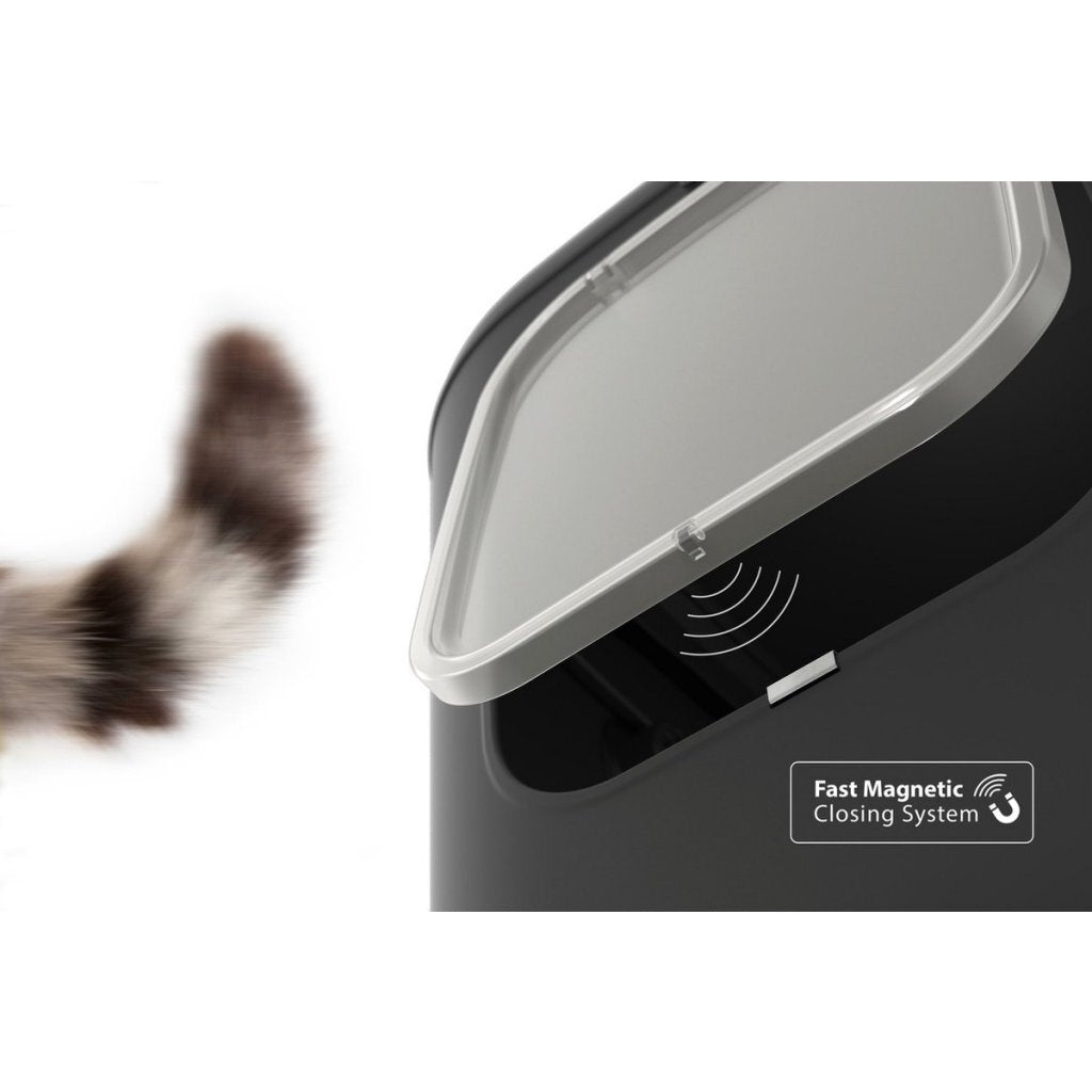 Rotho mypet biala xl kattenbak 61,4x49,2x57,6 cm antraciet