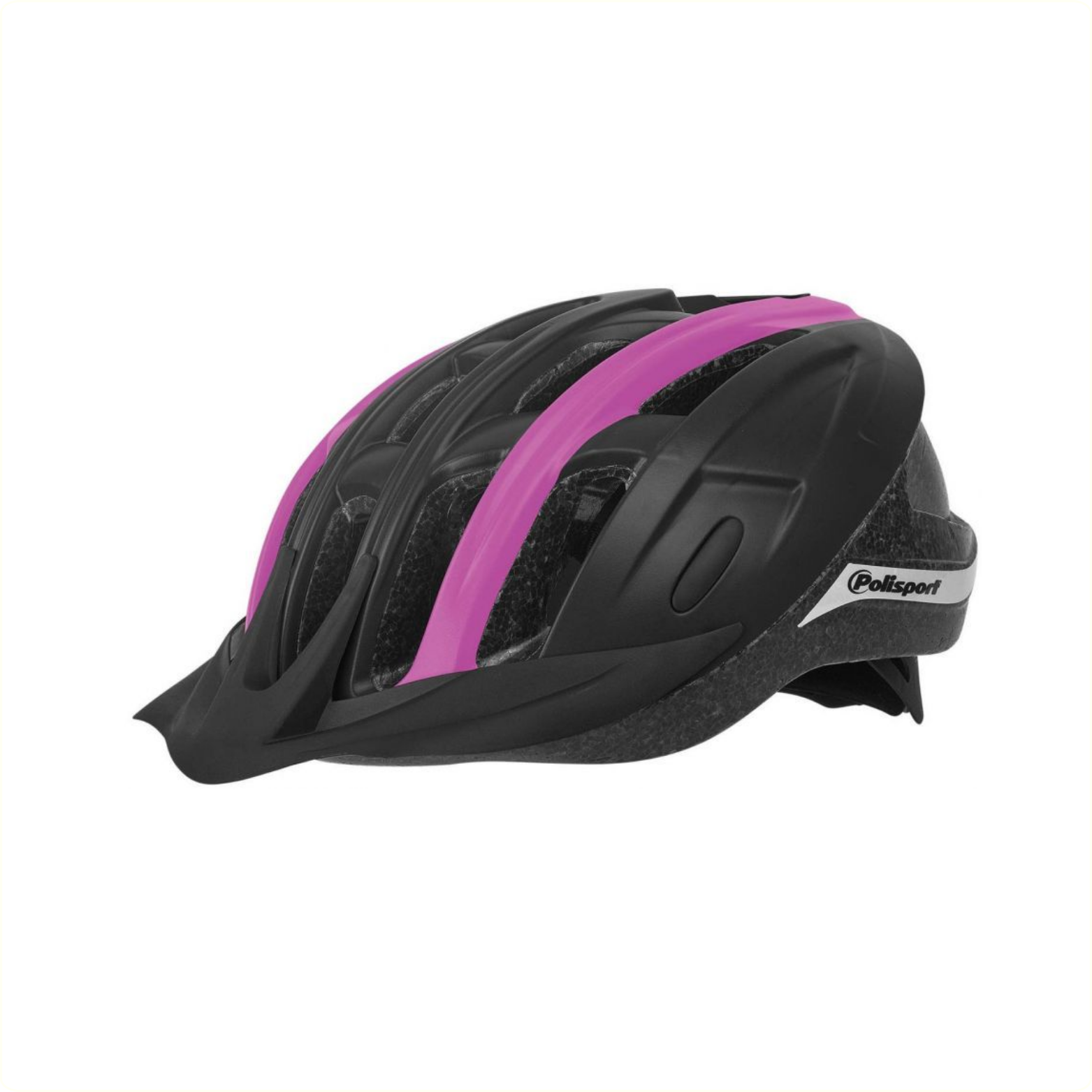 Casque de vélo Polisport Ride-In L (58-62cm) - noir fuchsia
