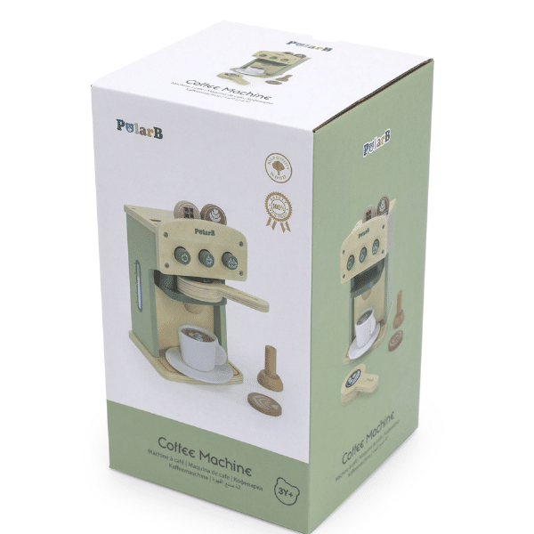 Oku polar b koffiemachine van hout