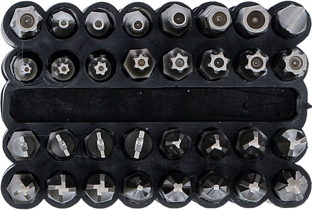 Bgs technic bit set long external hexagon 1 4 (6.3 mm) 32 pcs.