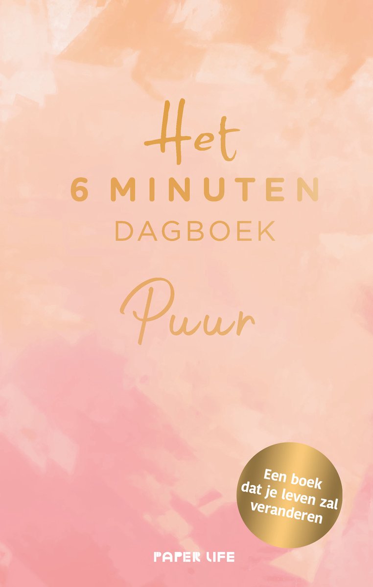 Spectrum het 6 minuten dagboek - puur - roze