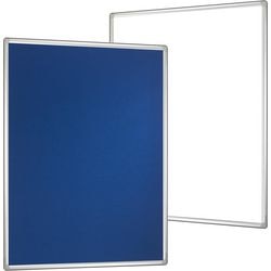 Multiboard franken pro whiteboard, prikbord blauw wit