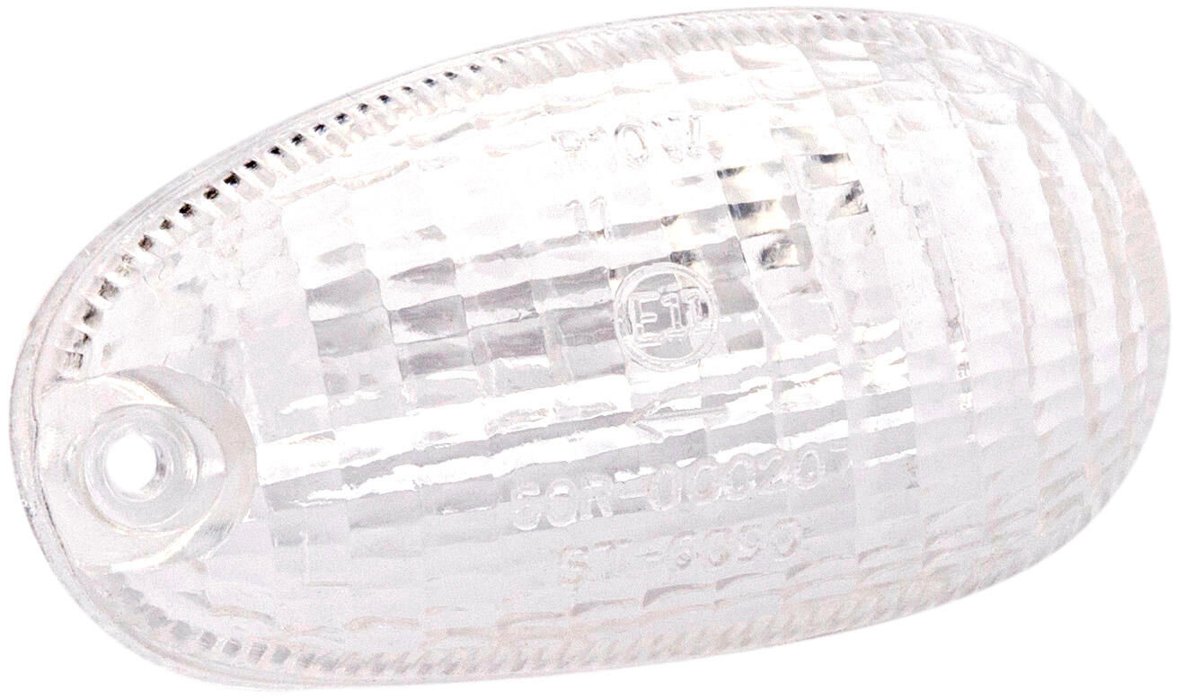 Vparts richtingaanwijzer glas turn signal cap front left clear, 8892