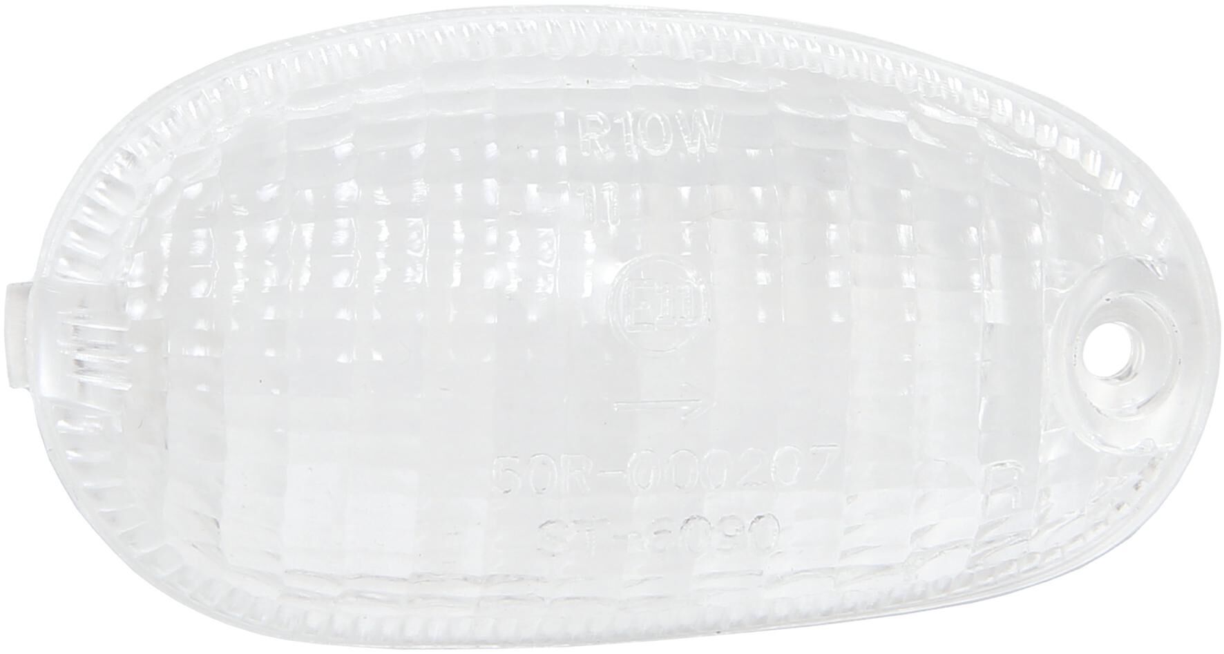 Vparts richtingaanwijzer glas turn signal cap front right clear, 8893