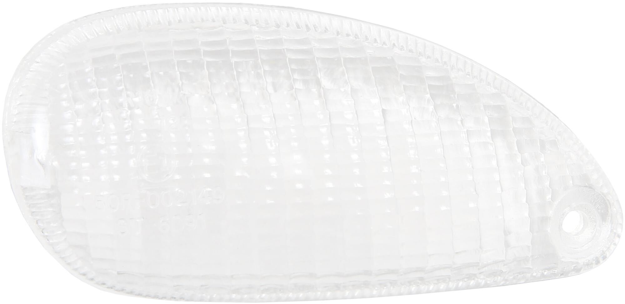 Vparts richtingaanwijzer glas turn signal cap rear right clear, 9147