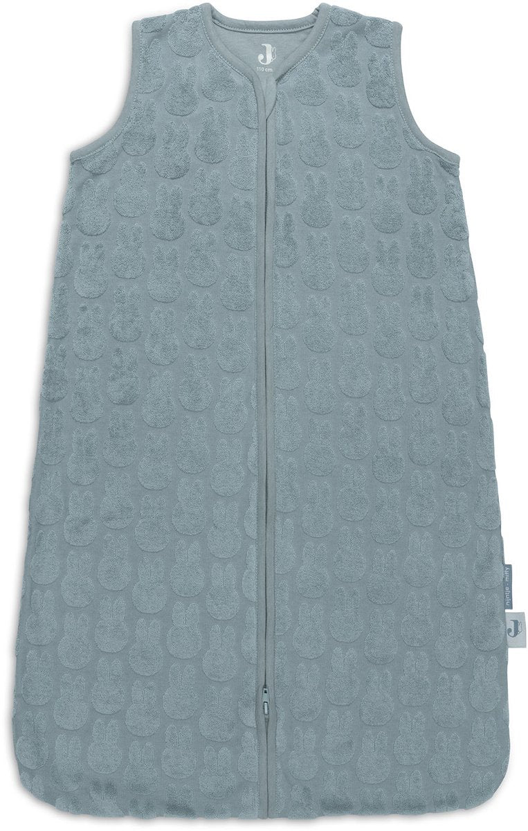 Jollein x nijntje - baby slaapzak zomer jersey 110cm - miffy jacquard terry sea green - zomerslaapzak