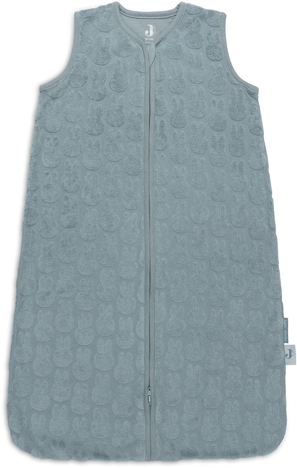 Jollein x nijntje - baby slaapzak zomer jersey 90cm - miffy jacquard terry sea green - zomerslaapzak
