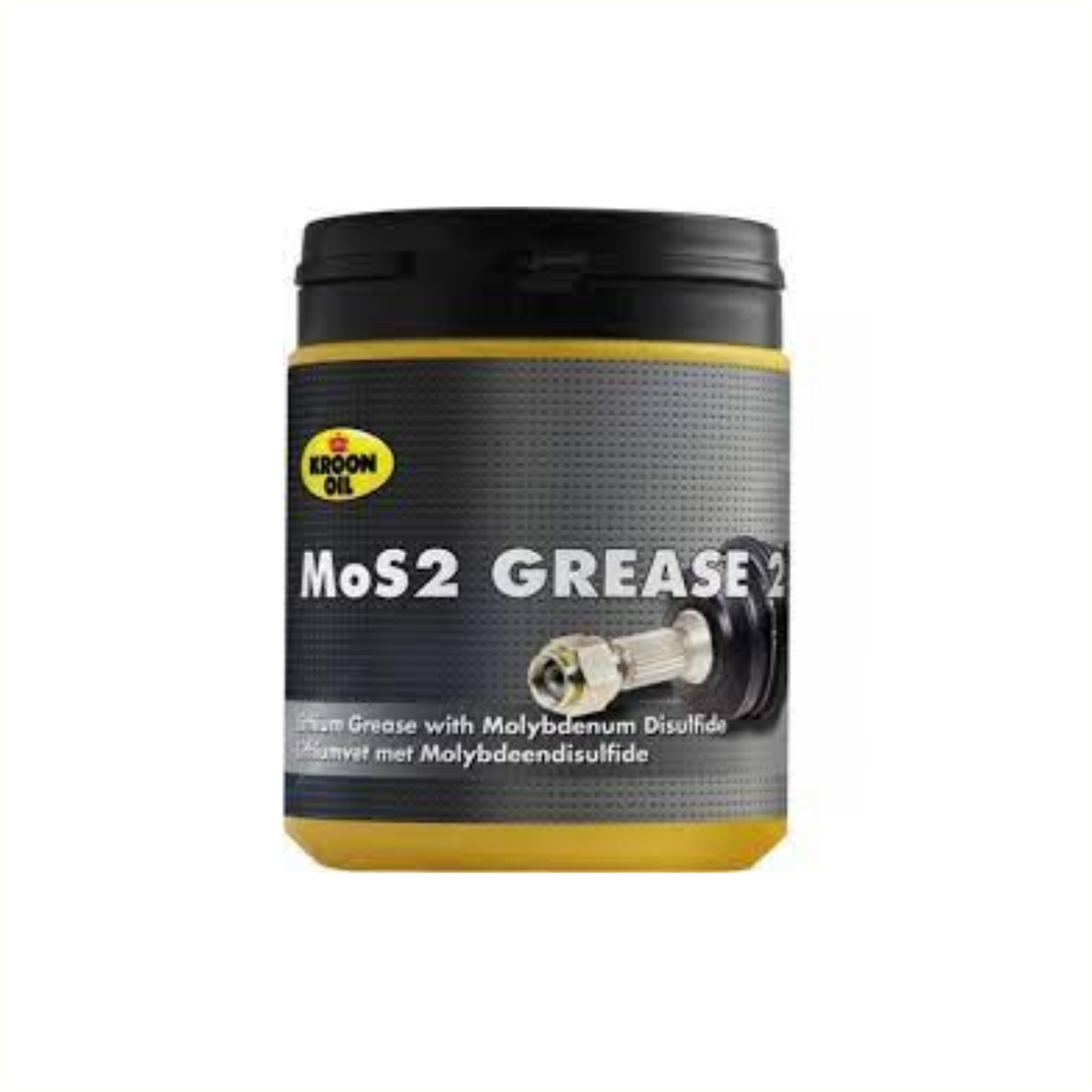 Kroon-oil mos2 grease ep 2, multifunctioneel lithium vet. pot 600 gram