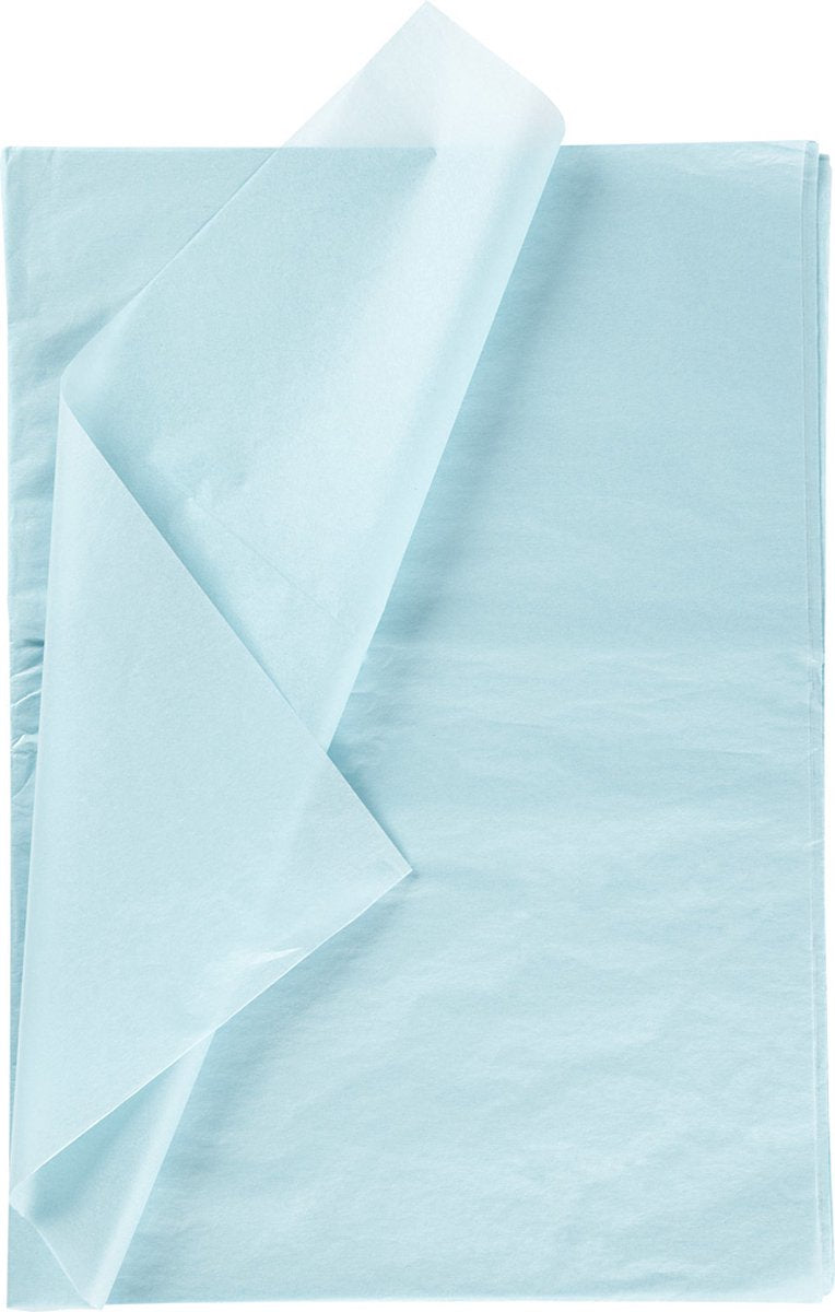 Creativ company tissuepapier lichtblauw 10 vochtig 14 gr, 50x70cm