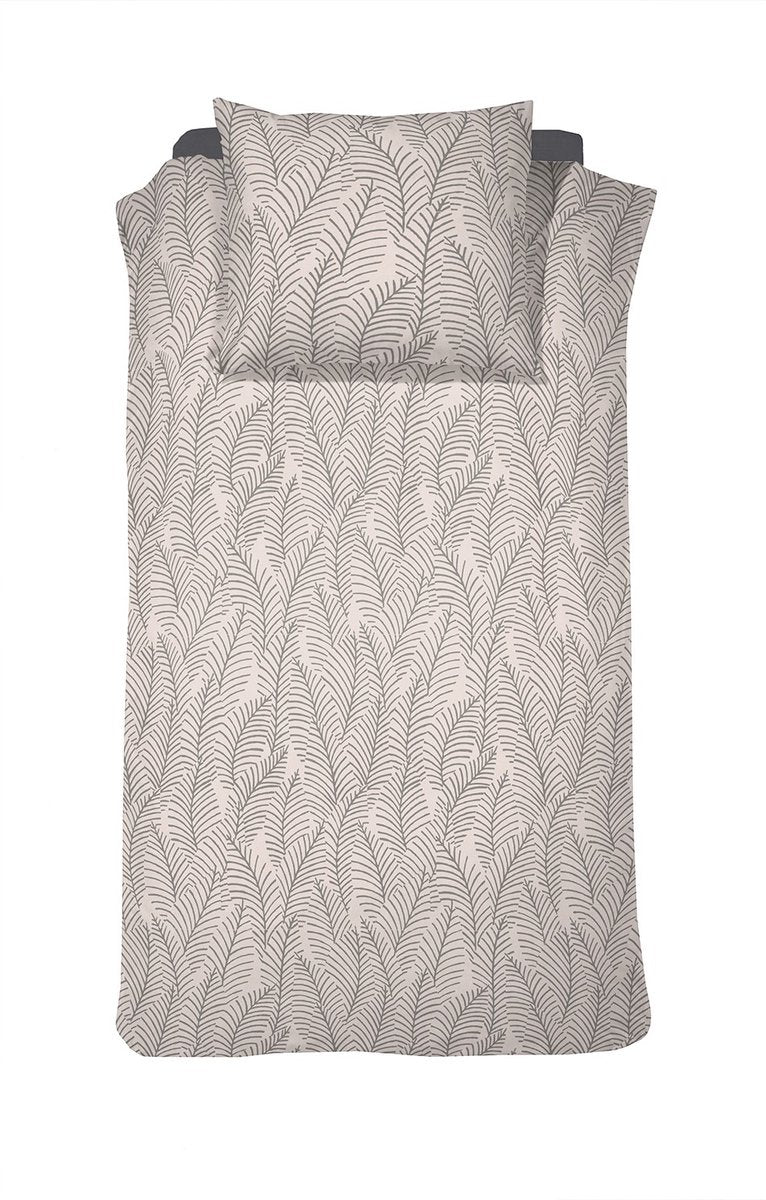 Damai bellezza - dekbedovertrek - satijn - 140x200 220 cm - cream + 1 kussensloop 60x70