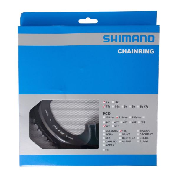 Shimano - plateau 105 r7000 52 dents noir
