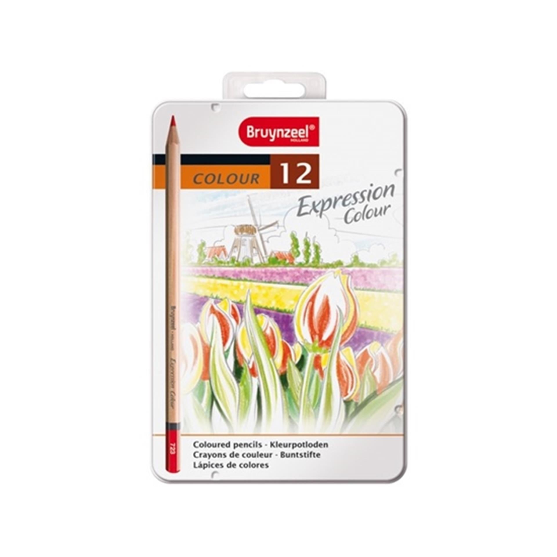 Bruynzeel expressie kleurpotloden blik 12