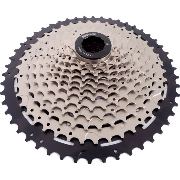 Edge cassette 12 speed csm9012 11-52t - zilver zwart