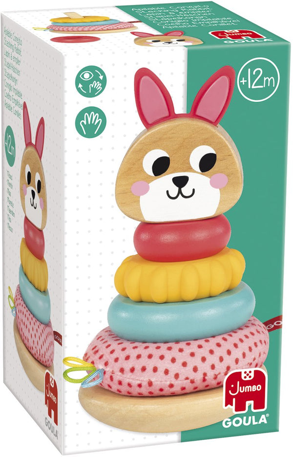 Goula jumbo - - stacking rabbit - educatief spel