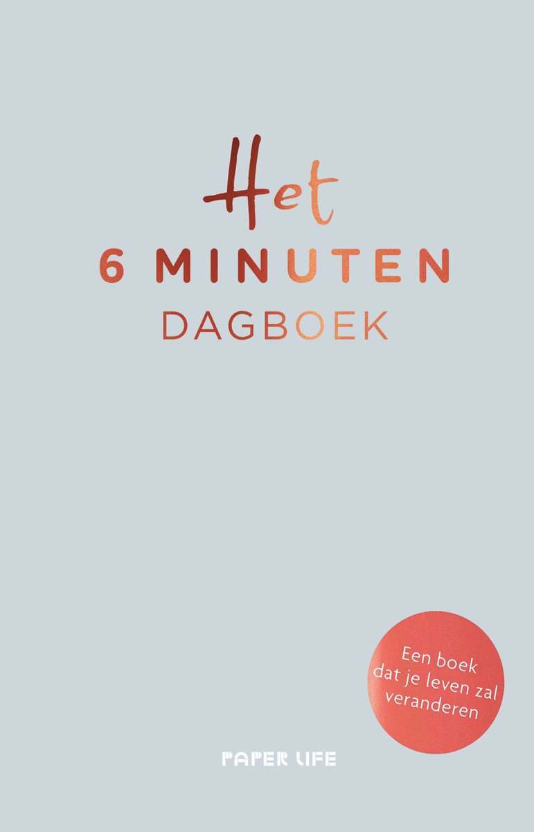 Spectrum het 6 minuten dagboek - blauw