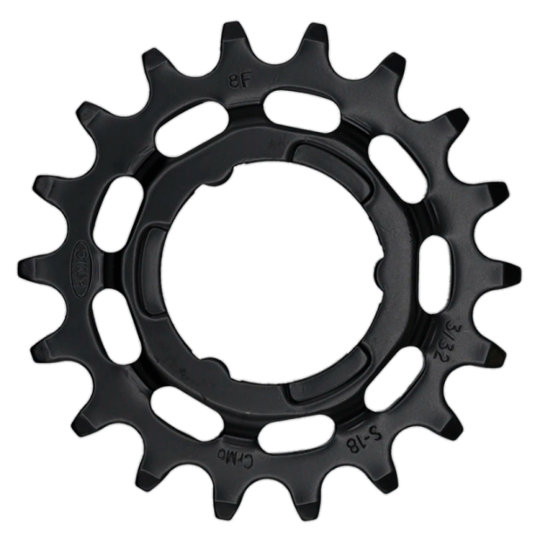 KMC tandwiel Shimano smal 18T achter zwart