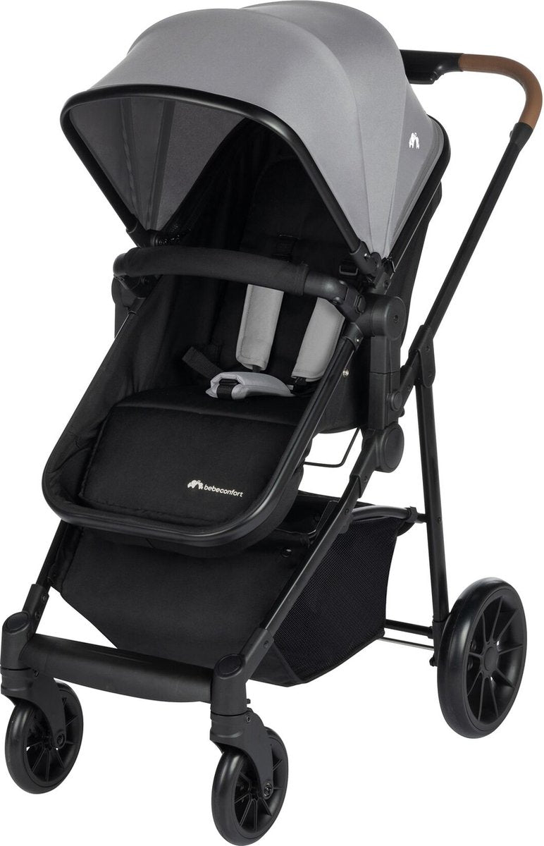 Bebeconfort haze trio - 3-in-1 reissysteem kinderwagen - 0-4 jaar (0-22 kg) - 2-in-1 zitgedeelte - tinted gray